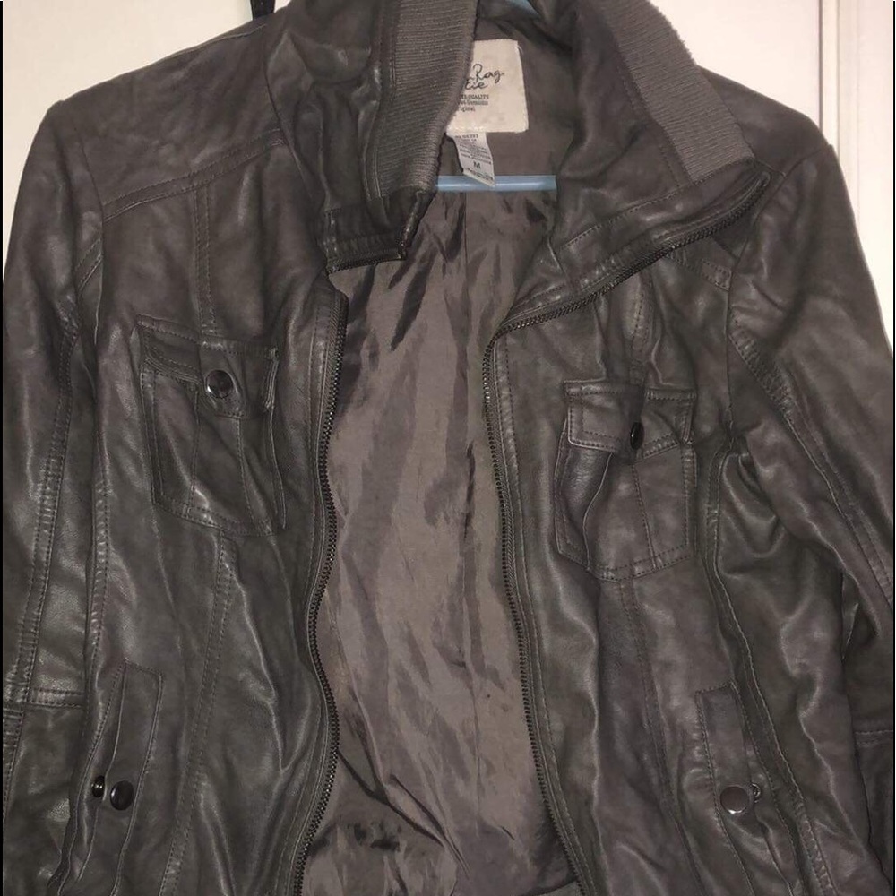Leather jacket